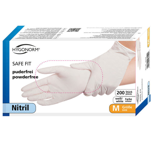 Nitril-Handschuhe "Safe Fit" - puderfrei, unsteril